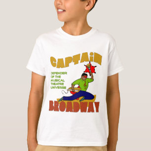 Captain la camiseta de Lite de los niños de