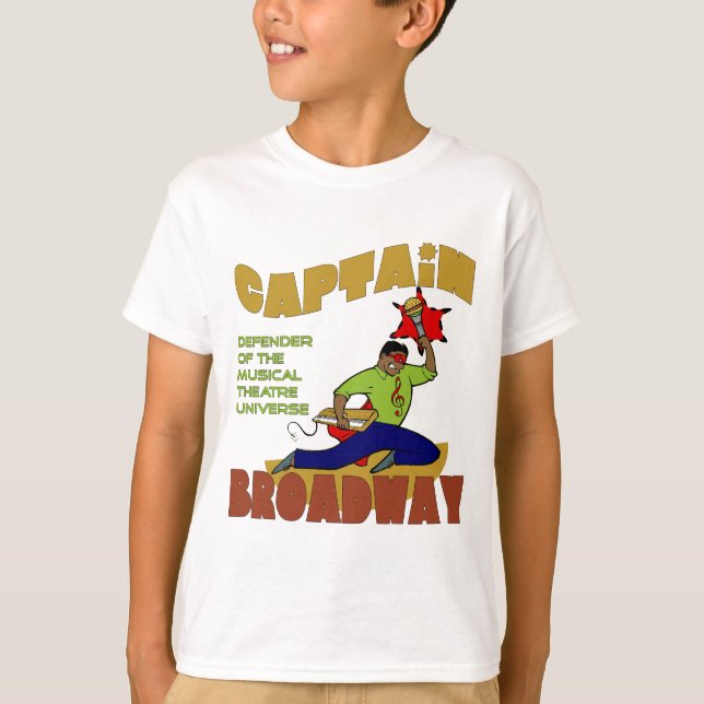 Captain la camiseta de Lite de los niños de (Anverso)