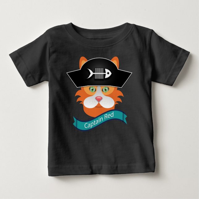 Captain Red - Baby Fine Jersey T-Shirt  (Anverso)