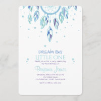 Captar una invitación azul de sueño
