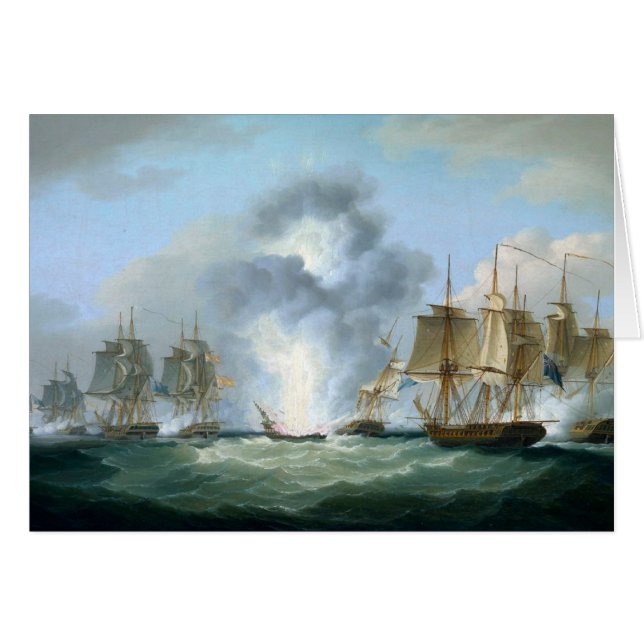 Captura de barcos del tesoro español 1804 (Anverso (Horizontal))