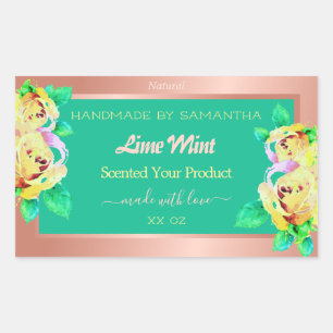 Captura de ojos Rosa de oro y etiquetas de product