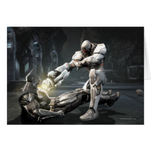 Captura de pantalla: Batman contra Cyborg