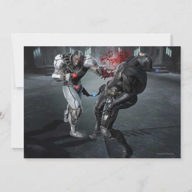 Captura de pantalla: Cyborg vs Batman (Anverso)