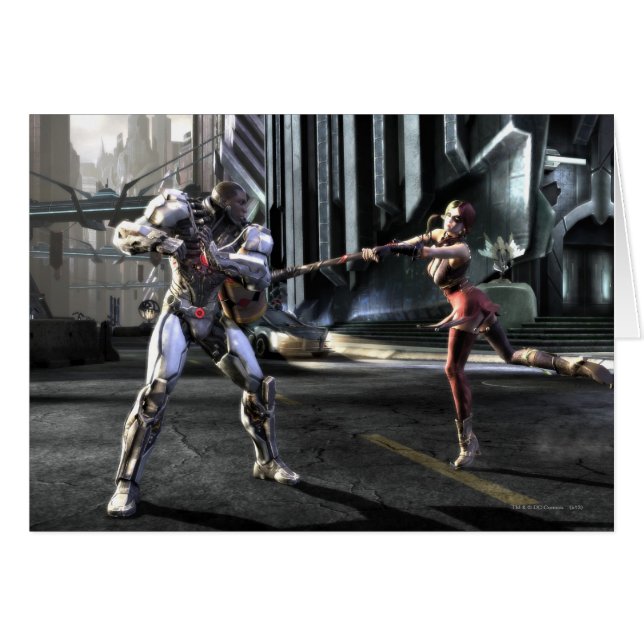 Captura de pantalla: Cyborg vs Harley (Anverso (Horizontal))