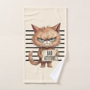 Captura de pantalla de gato de mala actitud - Grac