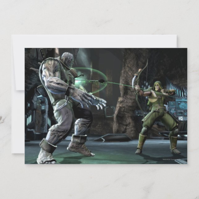 Captura de pantalla: Grundy vs Green Arrow (Anverso)