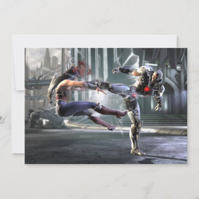 Captura de pantalla: Mujer Maravilla vs Ciborg (Anverso)