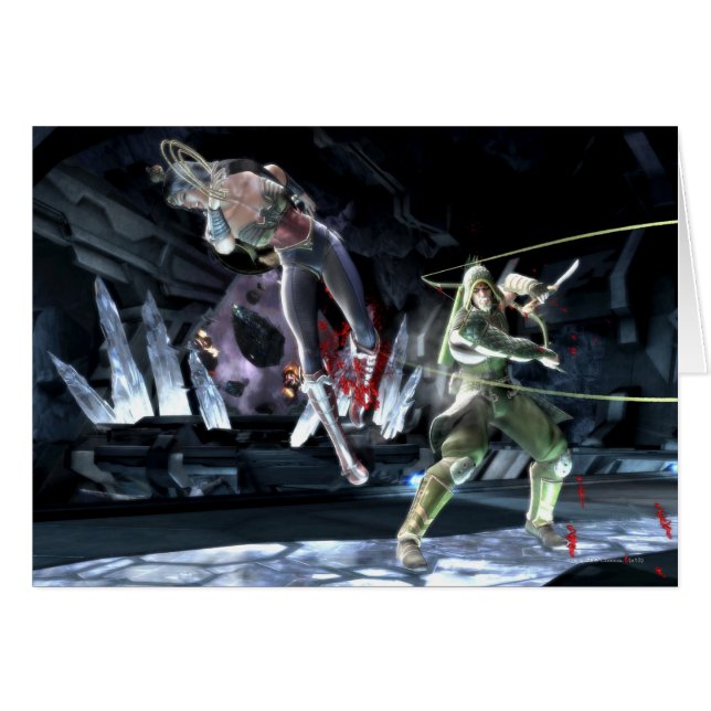 Captura de pantalla: Mujer Maravilla vs Flecha Ver (Anverso (Horizontal))