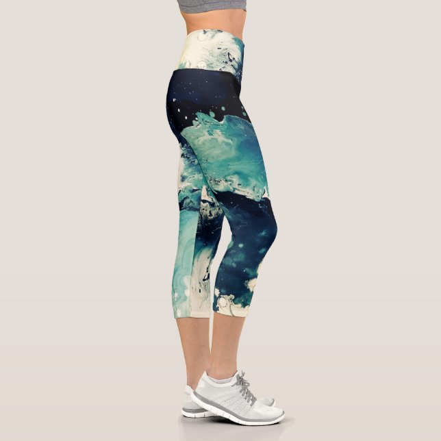 Captura de pantalones de yoga artsy (Derecha)