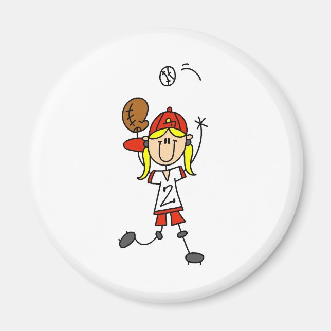 Captura De Un imán De Softball (Frente)