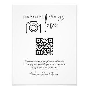 Captura el código QR de amor, Rótulos de fotos Bod