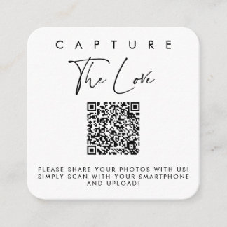 Captura las tarjetas de amor con código QR