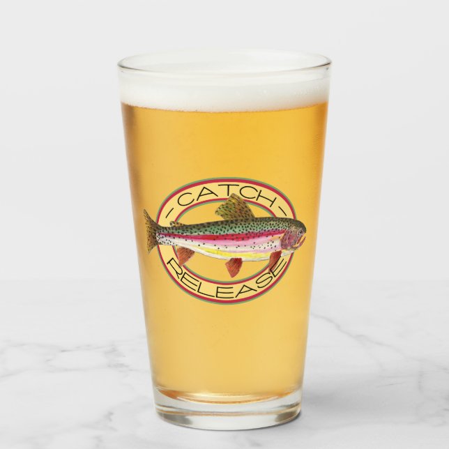 Captura y liberación de pescadores de trucha arco  (Anverso (lleno))