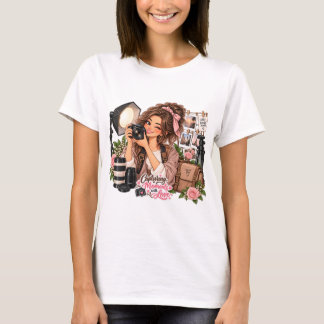 Capturando Momentos con Amor Camiseta de Fotógrafo