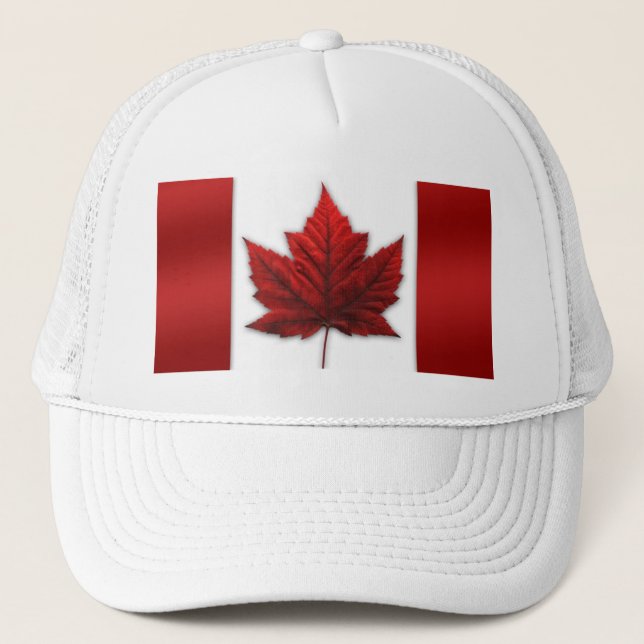 Capuchón de la bandera de Canadá gorro sombrero de (Anverso)
