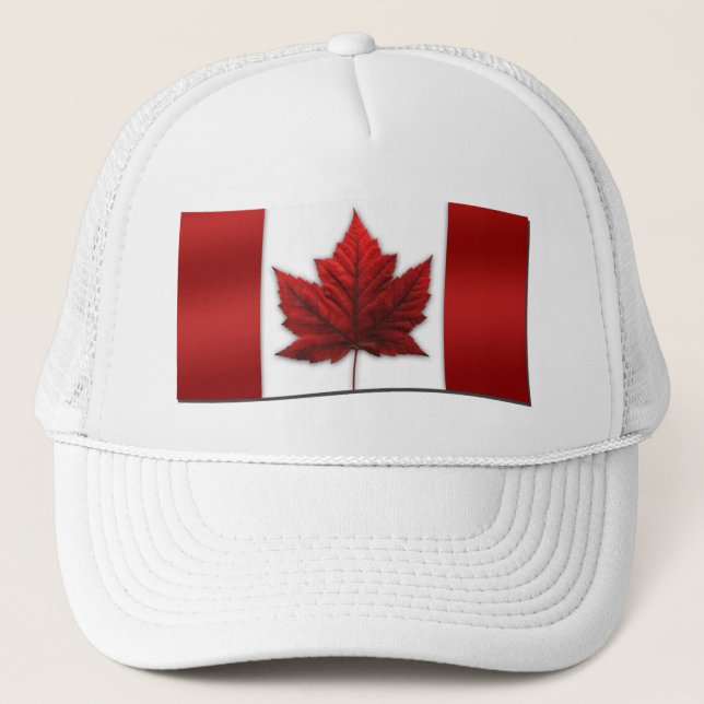 Capuchón de la bandera de Canadá gorro sombrero de (Anverso)