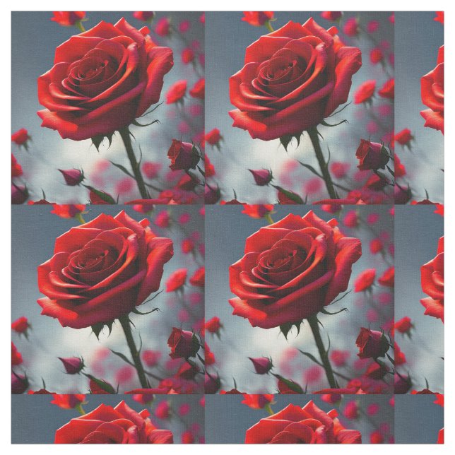 Capullos de Rosa Roja Delight, Tela (Retal)