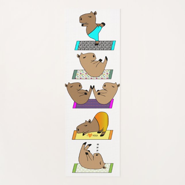Capybara Yoga Mat (Anverso)
