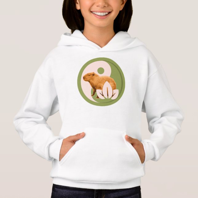 Capybara Zen Yin Yang Naturaleza Pacífica (Anverso)