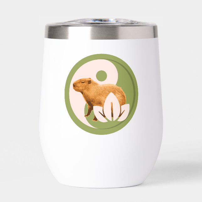 Capybara Zen Yin Yang Naturaleza Pacífica (Frente)