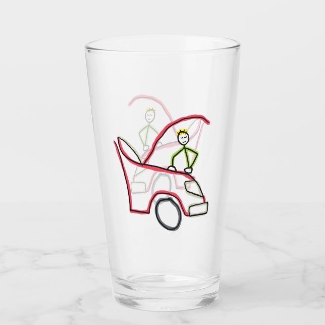 Car Mechanic Stickman (Anverso)