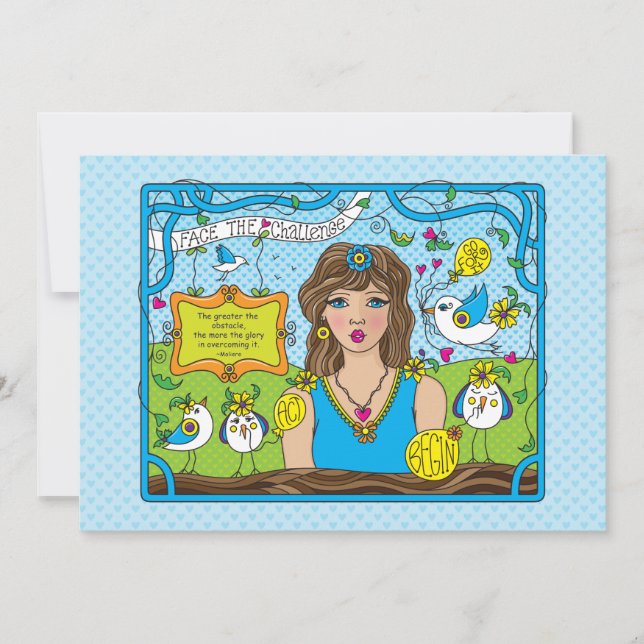 Cara a la tarjeta Challenge_Flat 7"x5" (Anverso)