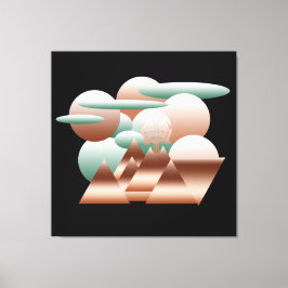 Cara ajena en arte espacial abstracto