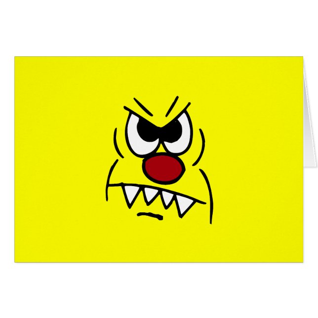 Cara asustadiza Grumpey (Anverso (Horizontal))