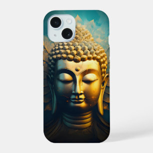 Cara de Buda Pacífico Póster de Arte Antiguo de Or