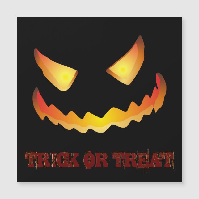 Cara de Calabaza 2 para Halloween (Anverso)