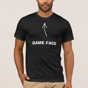 Cara de juego - Camiseta negra