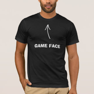 Cara de juego - Camiseta negra