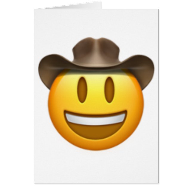 Cara de la emoji del vaquero (Frente)