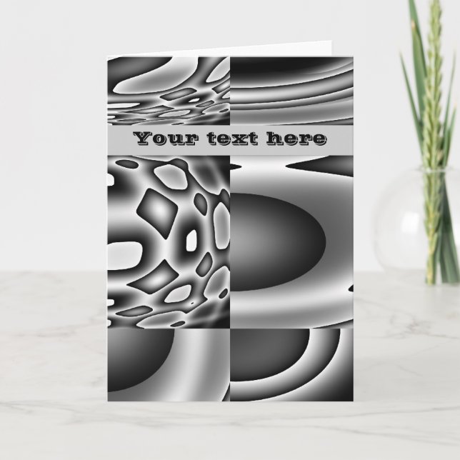 Cara de la tarjeta de saludo del Personalizado mal (Anverso)