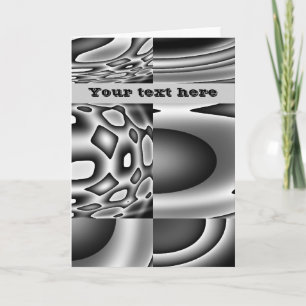 Cara de la tarjeta de saludo del Personalizado mal