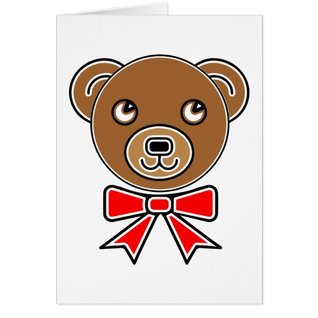 Cara de oso divertida (Frente)