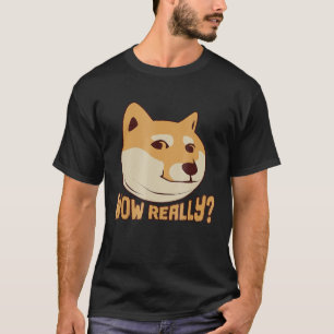 Cara de perro divertida de la camiseta de Shiba In
