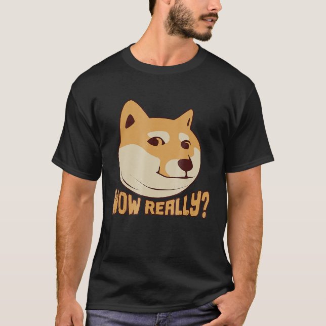 Cara de perro divertida de la camiseta de Shiba In (Anverso)