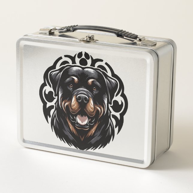 Cara de perro Rottweiler (Anverso)
