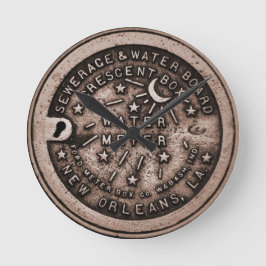 Cara de reloj de la cubierta del contador del agua