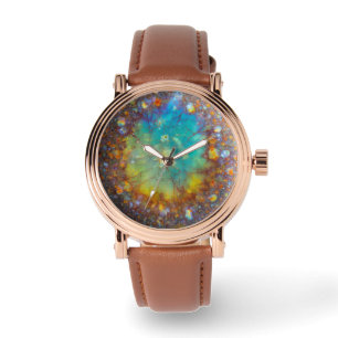 Cara de reloj de pulsera de Piedra Opal