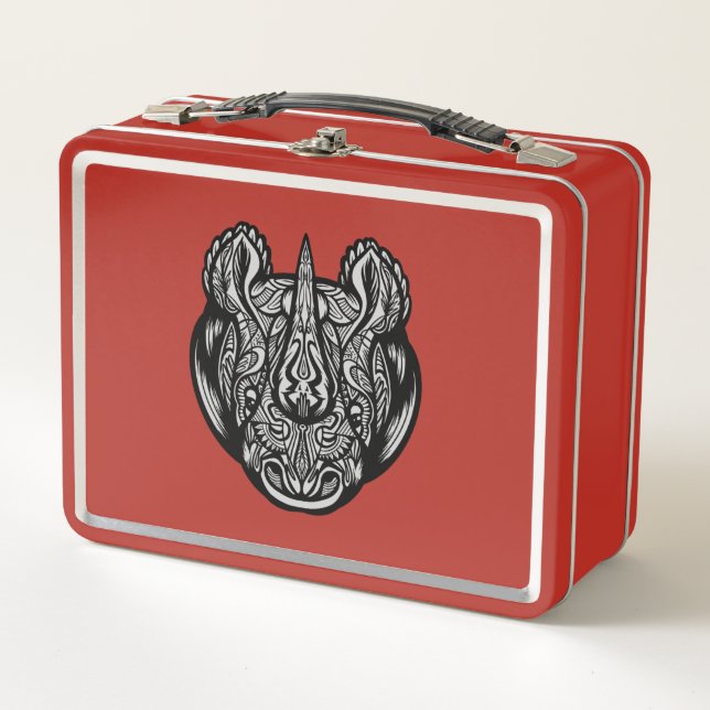 Cara de Rinoceronte - Diseño de Dibujo de Unicorni (Anverso)
