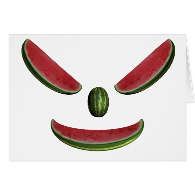 Cara de sandía sonriente (Anverso (Horizontal))