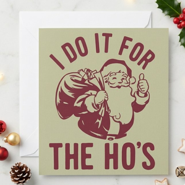 Cara de Santa de Navidad Grosero Hago Esto Por Las (Subido por el creador)