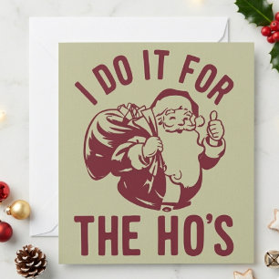 Cara de Santa de Navidad Grosero Lo Hago Por Las P