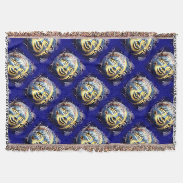 cara de sol/ cara de luna lanzar manta (Anverso)