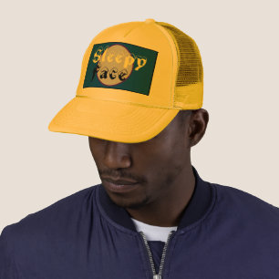 Cara de sueño: sombrero de camionero de diseñador