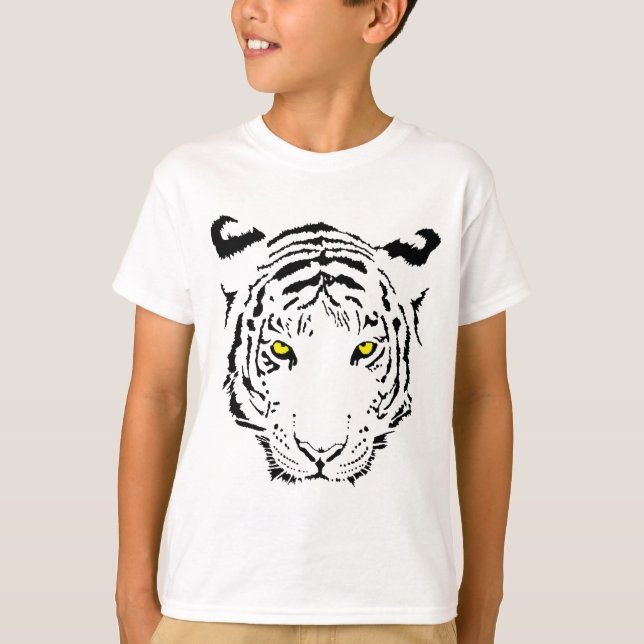 Cara de tigre - camiseta (Anverso)