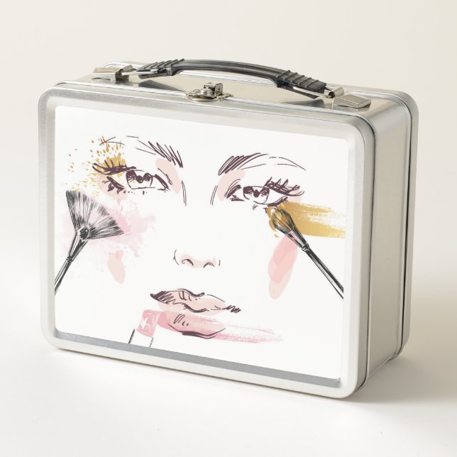Cara del maquillaje de la acuarela (Anverso)